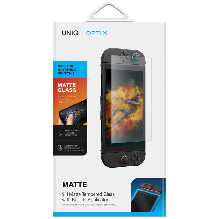 Uniq Optix Matte Glass за Nintendo Switch 2