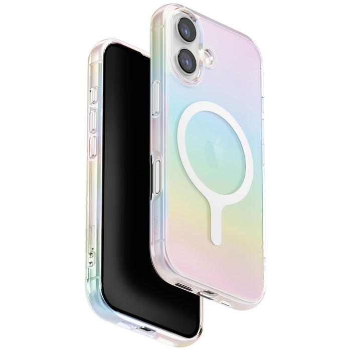 Uniq Iridescia Magclick Charging Case за iPhone 17 - многоцветен