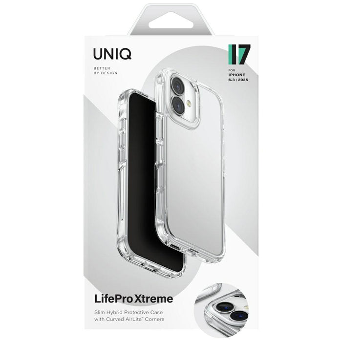 Калъф Uniq Lifepro Xtreme за iPhone 17 - прозрачен