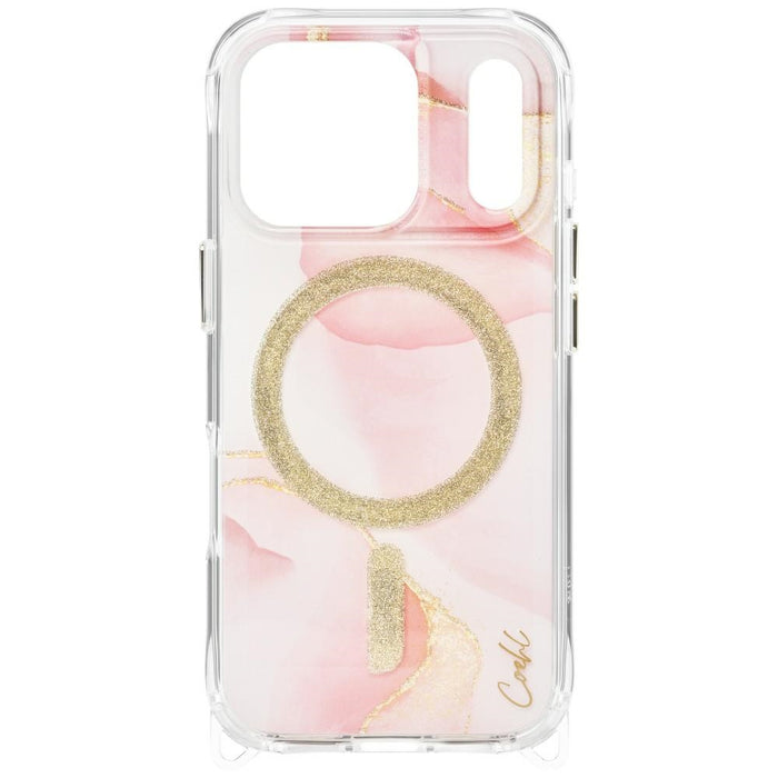 Uniq Coehl Aeris Case за iPhone 17 Pro с магнитно зареждане - розов