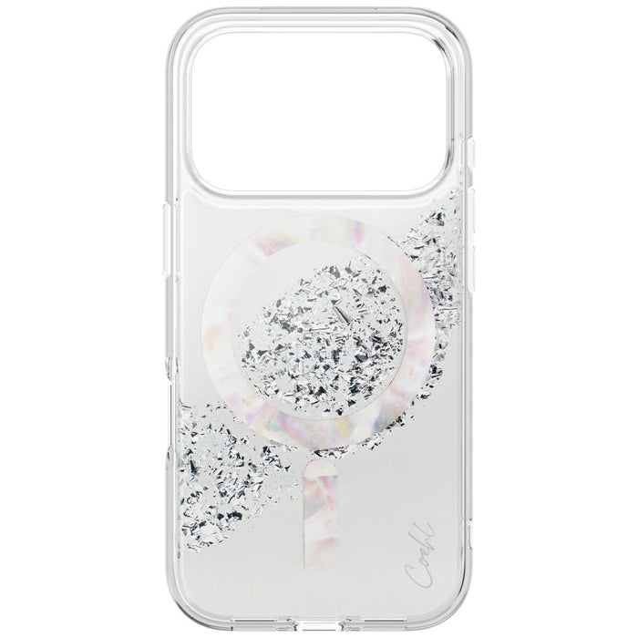 Uniq Coehl Crystelle калъф за iPhone 17 Pro Max Magnetic Charging - сребрист