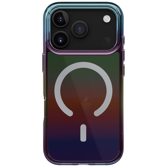 Уникален калъф Iridescia за iPhone 17 Pro Magclick Charging - многоцветен