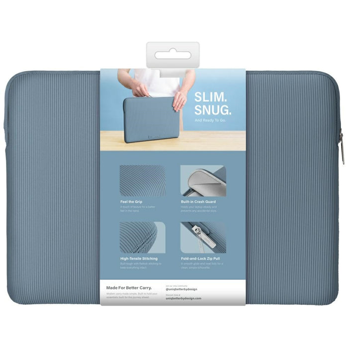 Uniq Cyprus Ridge Edition Laptop Sleeve чанта за 14" водоустойчив неопренов лаптоп - синя