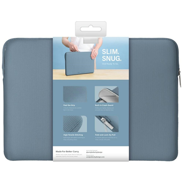 Uniq Cyprus Ridge Edition Laptop Sleeve чанта за 16" водоустойчив неопренов лаптоп - синя