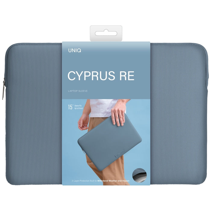 Uniq Cyprus Ridge Edition Laptop Sleeve чанта за 16" водоустойчив неопренов лаптоп - синя