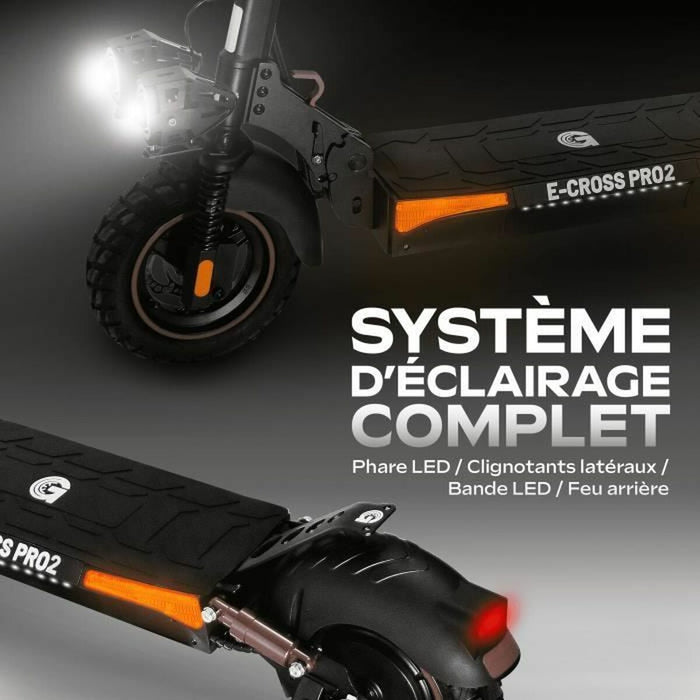 Електрически скутер Urbanglide ECROSS PRO 2 Черен 25 km/h 800 W