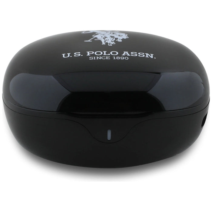 Bluetooth слушалки с лого TWS Polo DH - черни