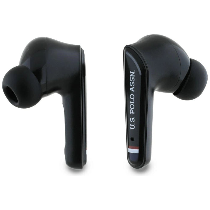 Bluetooth слушалки с лого TWS Polo DH - черни