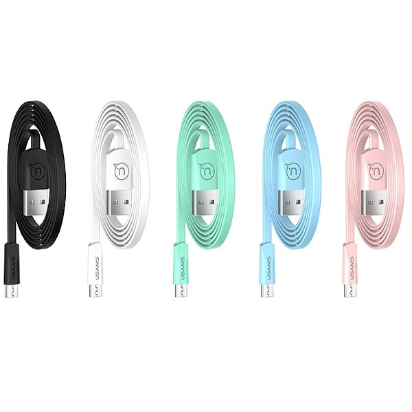 USAMS Kabel U2 microUSB 1м, син