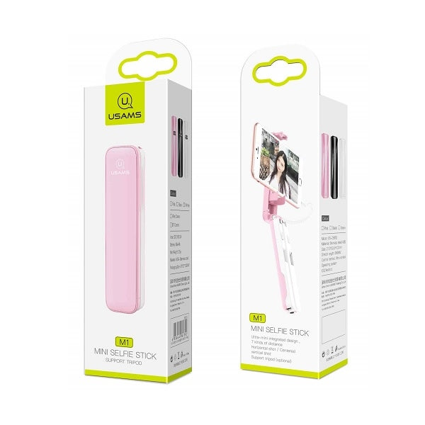 USAMS Selfie Stick M1 Mini 3, зелен