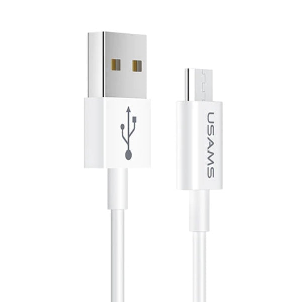 Кабел USAMS U23 microUSB 2A Fast, бял