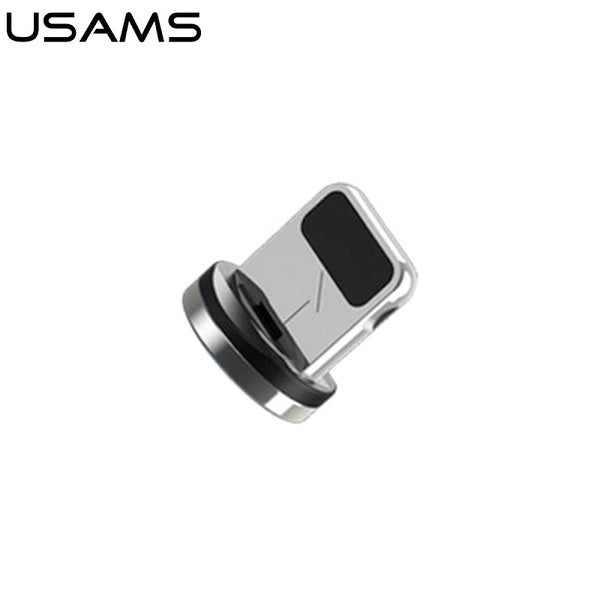 USAMS Adapter magnetyczny lightning bulk — сребрист