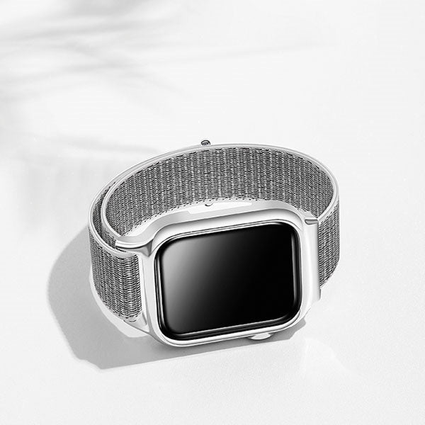 Каишка USAMS с калъф за Apple Watch 4/5/6/7/SE/SE3 40mm, черна