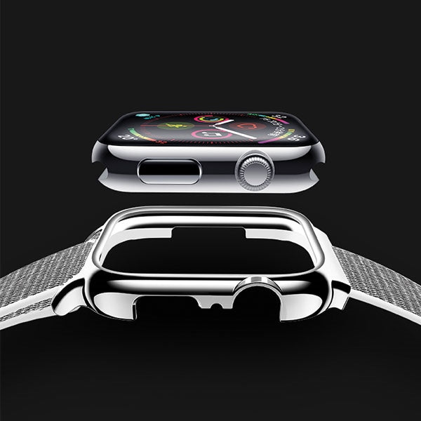 Каишка USAMS с калъф за Apple Watch 4/5/6/7/SE/SE3 40mm, черна
