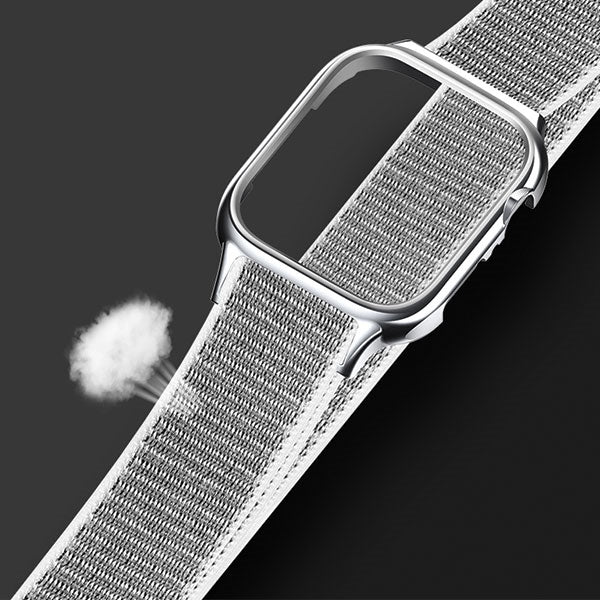 Каишка USAMS с калъф за Apple Watch 4/5/6/7/SE/SE3 40mm, черна