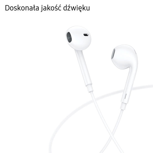 Слушалки USAMS stereo LNSeries, бели