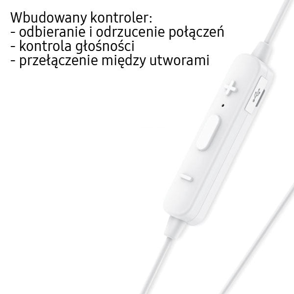 Слушалки USAMS stereo LNSeries, бели