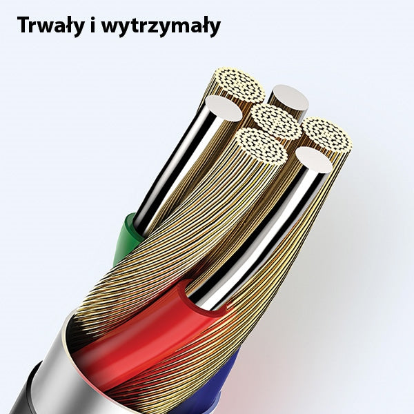 USAMS Kabel U35 Lightning 2A Fast кабел, бял