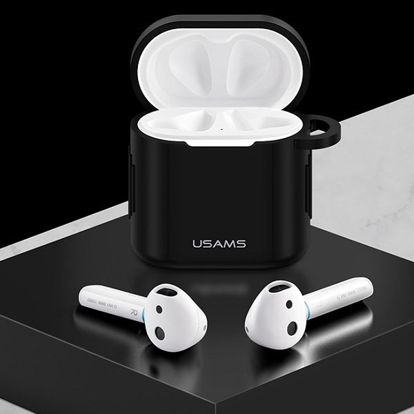 Силиконов калъф USAMS за FreeBuds 2 Pro, черен