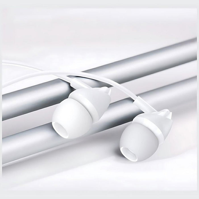 Слушалки USAMS stereo 3.5 mm, бели