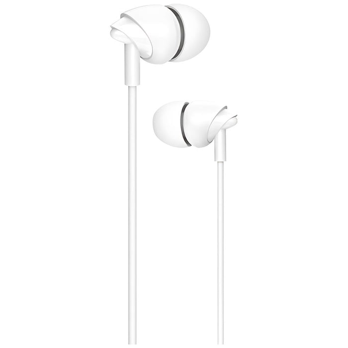 Слушалки USAMS stereo 3.5 mm, бели