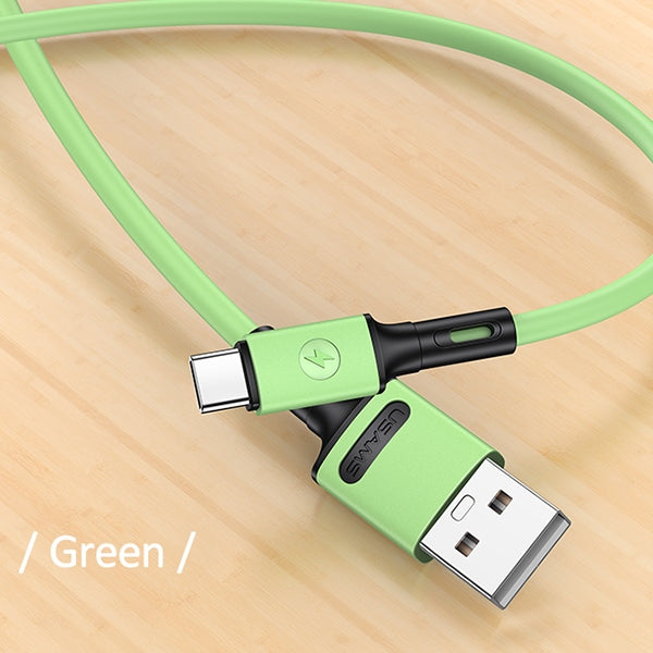 USAMS U52 кабел 2A Fast Charge, зелен