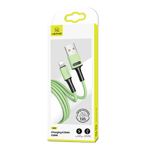 USAMS Kabel U52 Lightning 2A Fast кабел, зелен