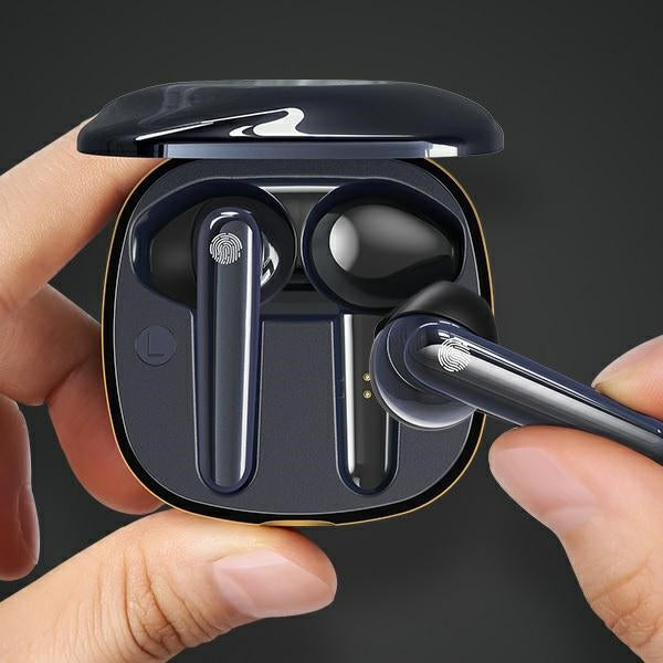 USAMS Słuchawki Bluetooth 5.0 TWS SDseries безжични, синьо/gem blue BHUSD02