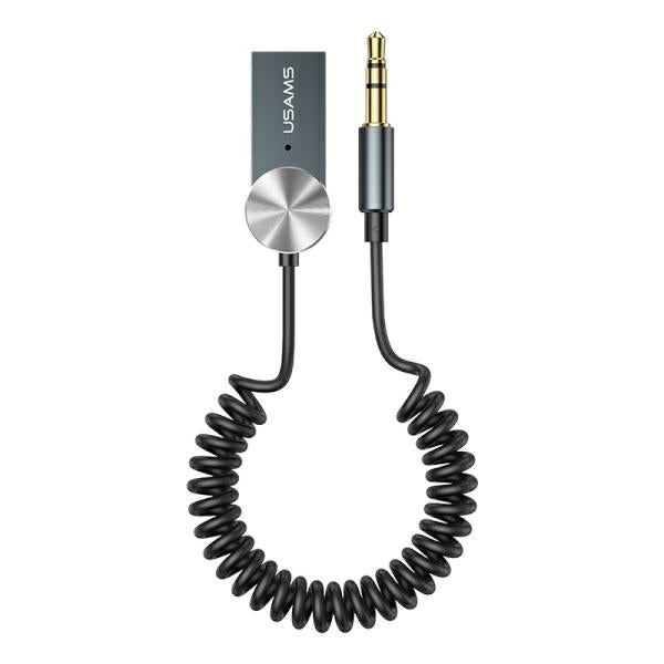 Аудио адаптер USAMS Bluetooth 5.0USB-AUX, сив