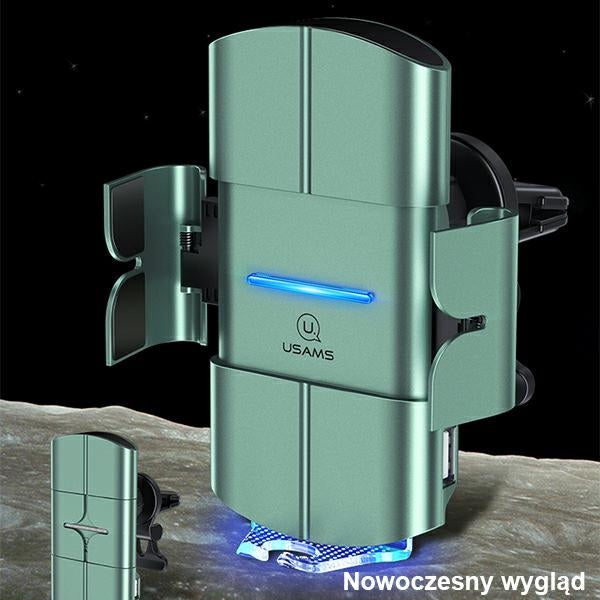 USAMS Uchwyt indukcyjny US-CD133 10WAutomatic индукционна държач за вентилационна решетка, черен Starod CD133ZJ01