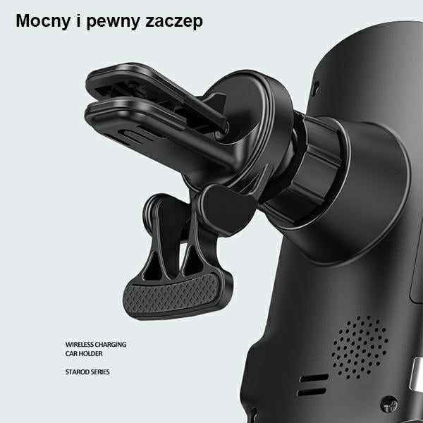 USAMS Uchwyt indukcyjny US-CD133 10WAutomatic индукционна държач за вентилационна решетка, черен Starod CD133ZJ01