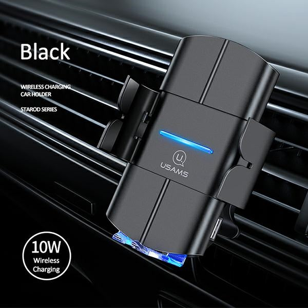 USAMS Uchwyt indukcyjny US-CD133 10WAutomatic индукционна държач за вентилационна решетка, черен Starod CD133ZJ01