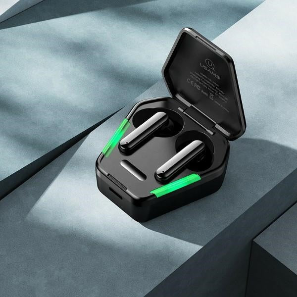 USAMS Слушалки M1 5.0 TWS JY Series Gaming безпроводни, черни
