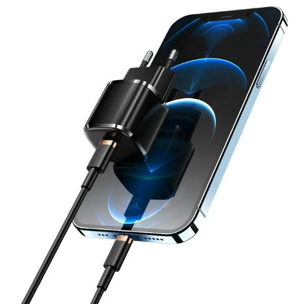 Зарядно USAMS T36 mini 20W PD3.0 Fast Charging, черно