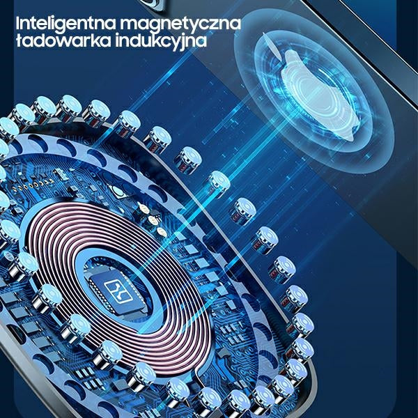 Индукционно зарядно USAMS 15W, алуминиево, за iPhone 12 series, сребристо