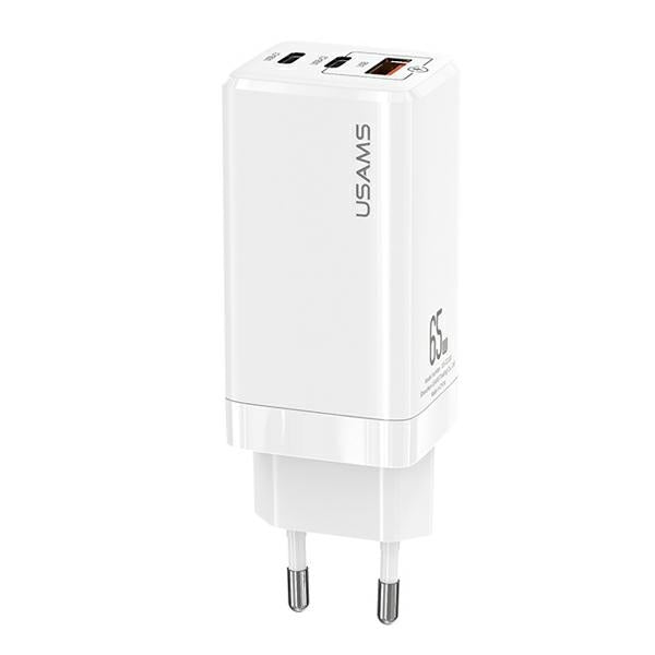 Зарядно USAMS GaN PD Fast Charging, бял (само глава)