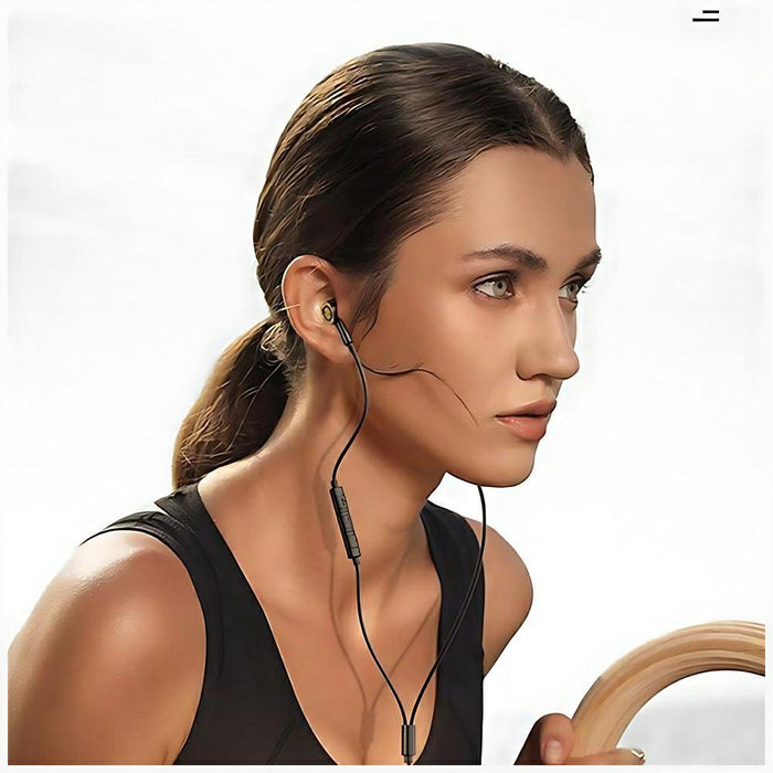 USAMS stereo слушалки EP-43 метални USB-C, тъмнозелени HSEP4302