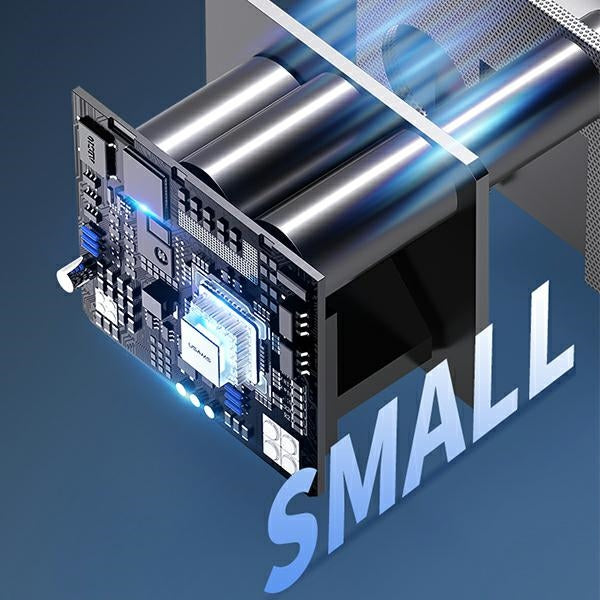 Зарядно USAMS T36 mini 20W с кабел Lightning, черно, PD3.0 Fast Charging