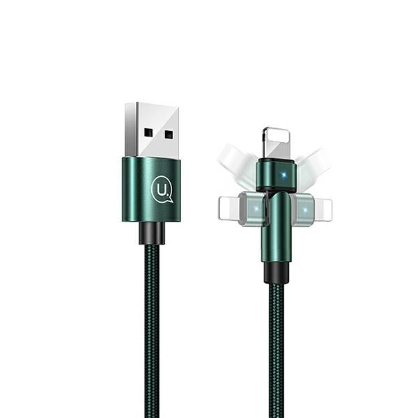 USAMS Kabel pleciony obrotowy U60 кабел 1m зелен

Грешка: Заглавието вече съдържа "Kabel" (кабел) — не трябва да добавям дублирано съществително.

Коректен отговор:

USAMS плетен въртящ се кабел U60 1m, зелен