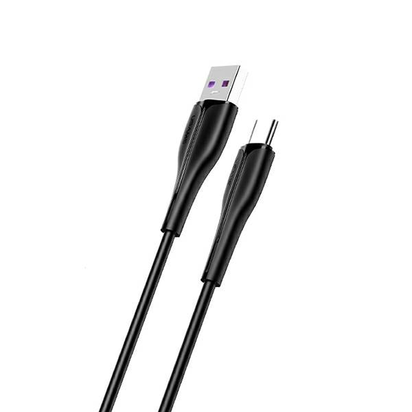 USAMS Kabel U38 5A Fast Charge за OPPO 1m, черен