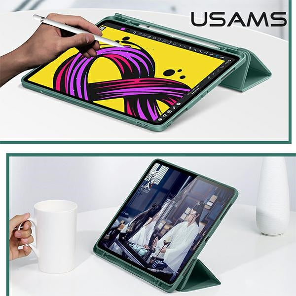 Калъф USAMS Winto Smart Cover за iPad Air 10.9", черен