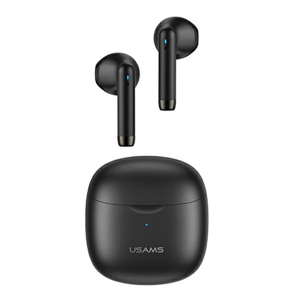 USAMS Слушалки Bluetooth 5.0 TWS IAseries безжични, черни