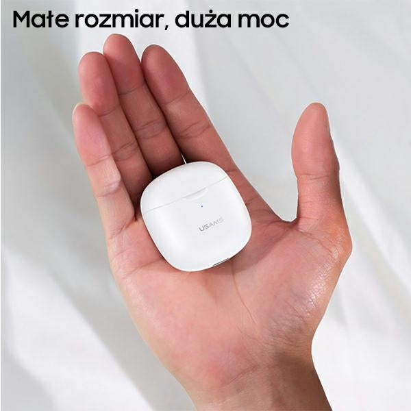 USAMS Слушалки Bluetooth 5.0 TWS IAseries безжични, черни