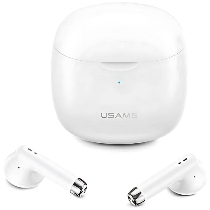 USAMS Слушалки M2 5.0 TWS IA series безжични, бели