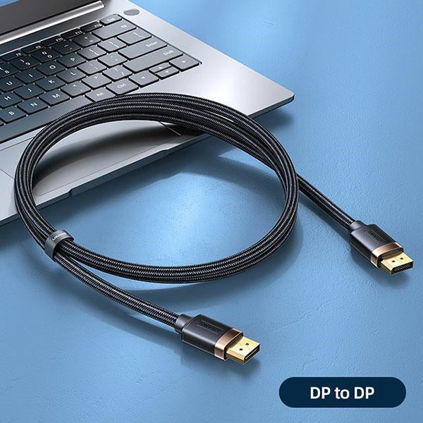 USAMS кабел Display Port 2m 4K, черен