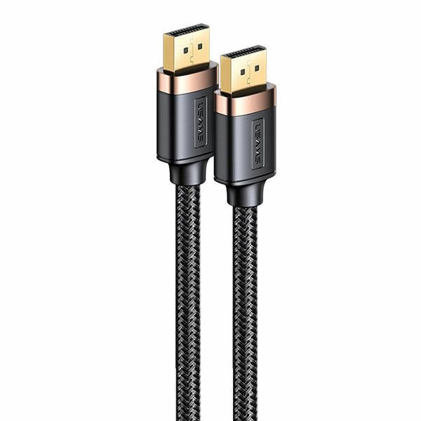 USAMS кабел Display Port 2m 4K, черен