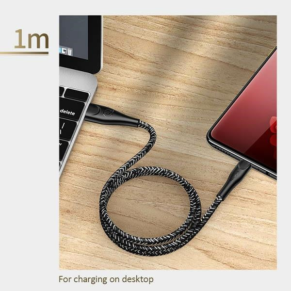 USAMS Кабел плетен U41 microUSB червен Fast Charge