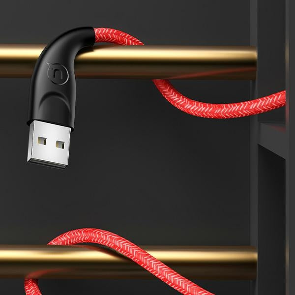 USAMS Кабел плетен U41 microUSB червен Fast Charge