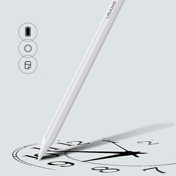 Стилус USAMS Active Touch Screen за iPad, бял