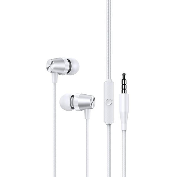 Слушалки USAMS Stereo 3,5 mm, бели